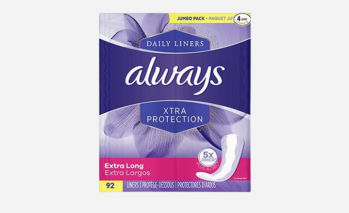 Always Xtra Protection Dailies Feminine Panty Liners