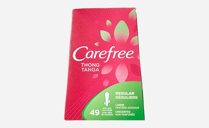 Carefree Thong Panty Liners