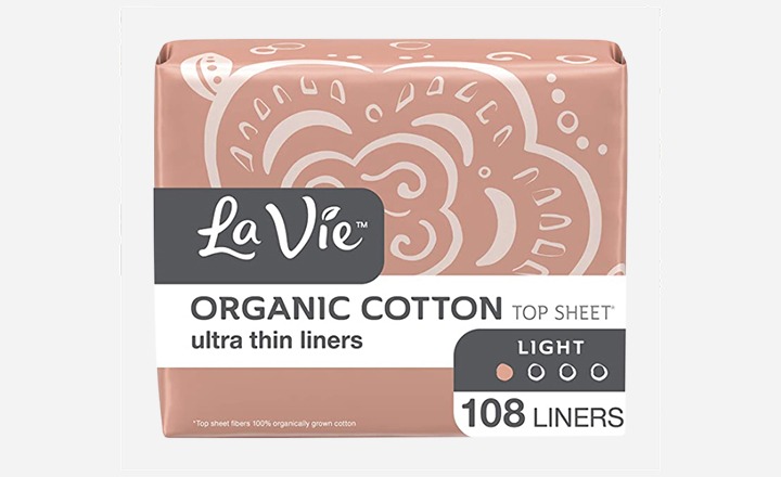 La Vie Organic Cotton Top Sheet Panty Liners