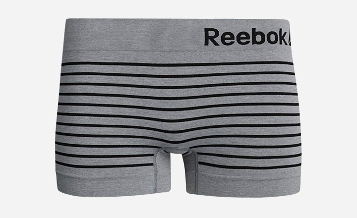 Reebok Women’s Seamless Stretch Performance Boyshort Panties