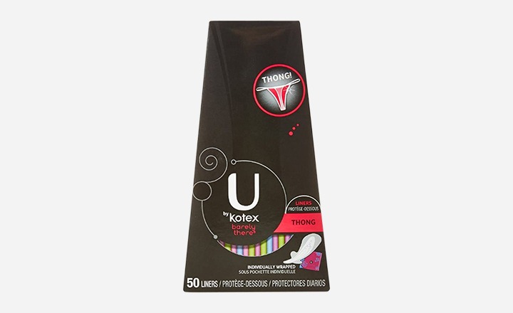 U by Kotex Barely There Thong Panty Liners