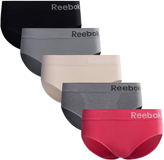 Reebok Women's Underwear - Seamless Hipster Briefs 