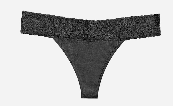 Free to Live Lace Band Cotton Thong