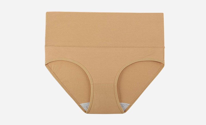 INNERSY Womens Underwear Cotton Briefs Postpartum High Waisted Panties 
