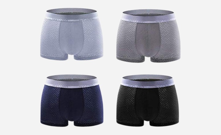 THSISSUE Men’s Mesh Boxer Brief Underwear
